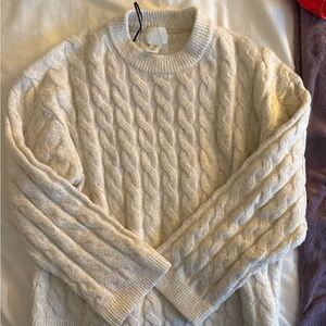 H&M cableknit sweater